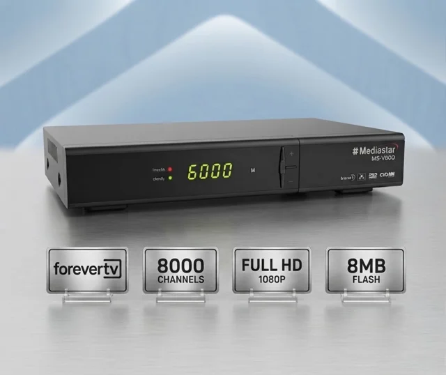 گیرنده دیجیتال ماهوارهای Mediastar مدل MS-V600 | کیفیت Full HD