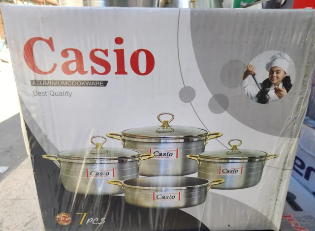 سرویس قابلمه ۷ پارچه آلومینیومی كاسيو (Casio)