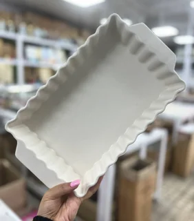 تابه سرامیکی رنگی مستطيلي