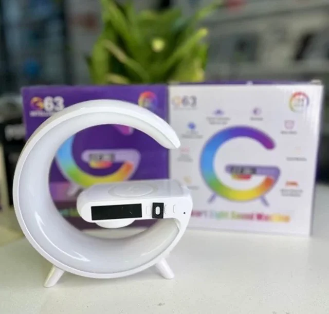 چراغ خواب، شارژر وایرلس و اسپیکر بلوتوثی مدل G63؛ ۳ کالا در ۱ دستگاه!