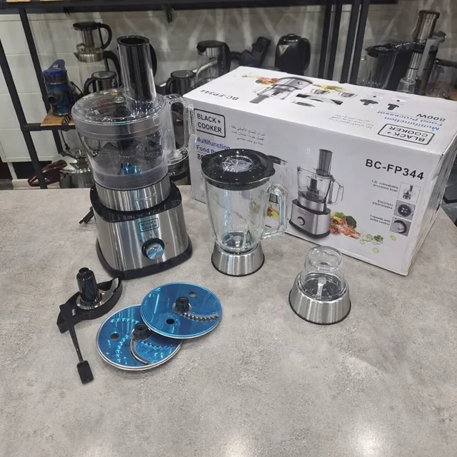 غذاساز ۷ کاره بلک اند کوکر (Black+Cooker) مدل BC-FP344
